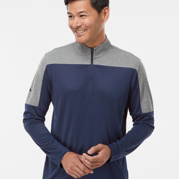 Men's Ultimate365 Lightweight Colorblocked Quarter-Zip Pullover Thumbnail